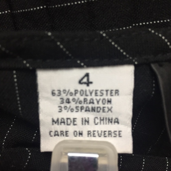 Briggs Trumpet Pinstripe Skirt Black Size 4 - Picture 7 of 8